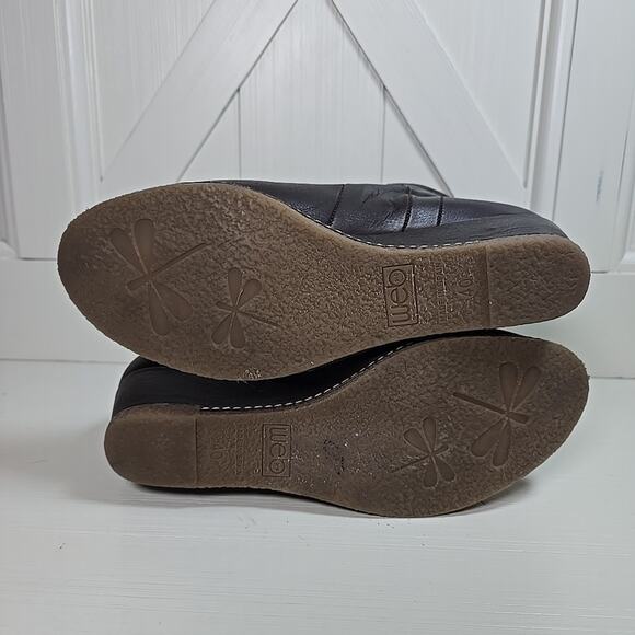 Eric Michael Womens Brown Leather Wedge Booties Handmade In Spain EU 40, US 9 - Picture 5 of 10